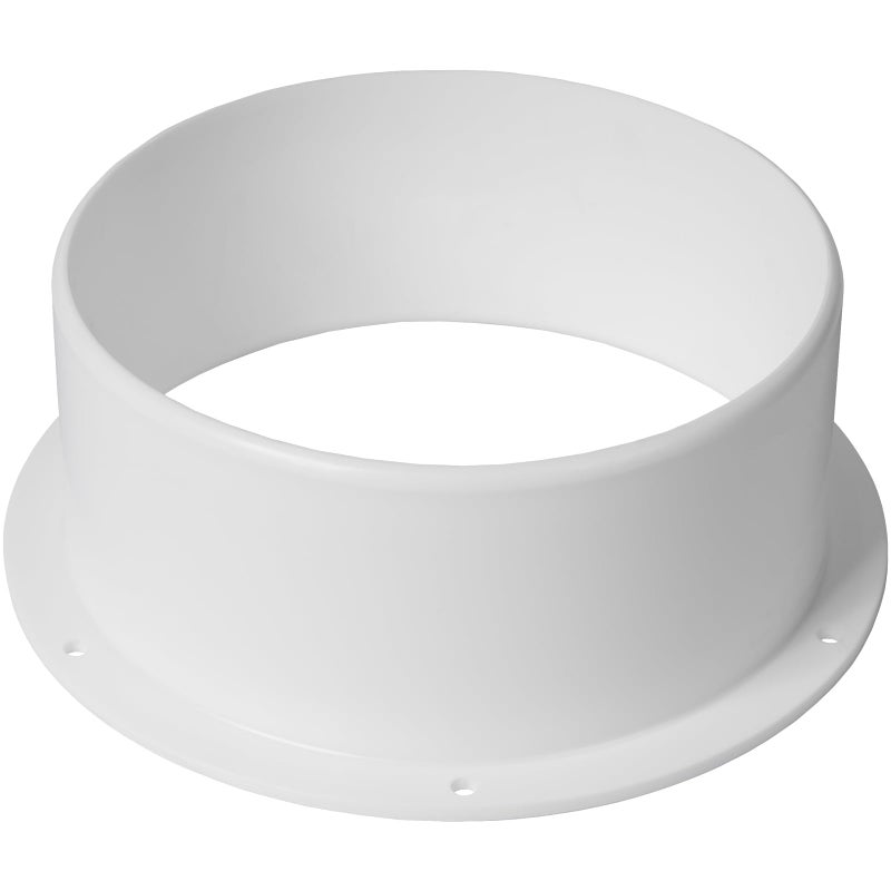 REPA MARKET Duct Connector Flange  Plastic Straight Pipe Flange for Heating Cooling Ventilation System (6'' Inch) - Image 1